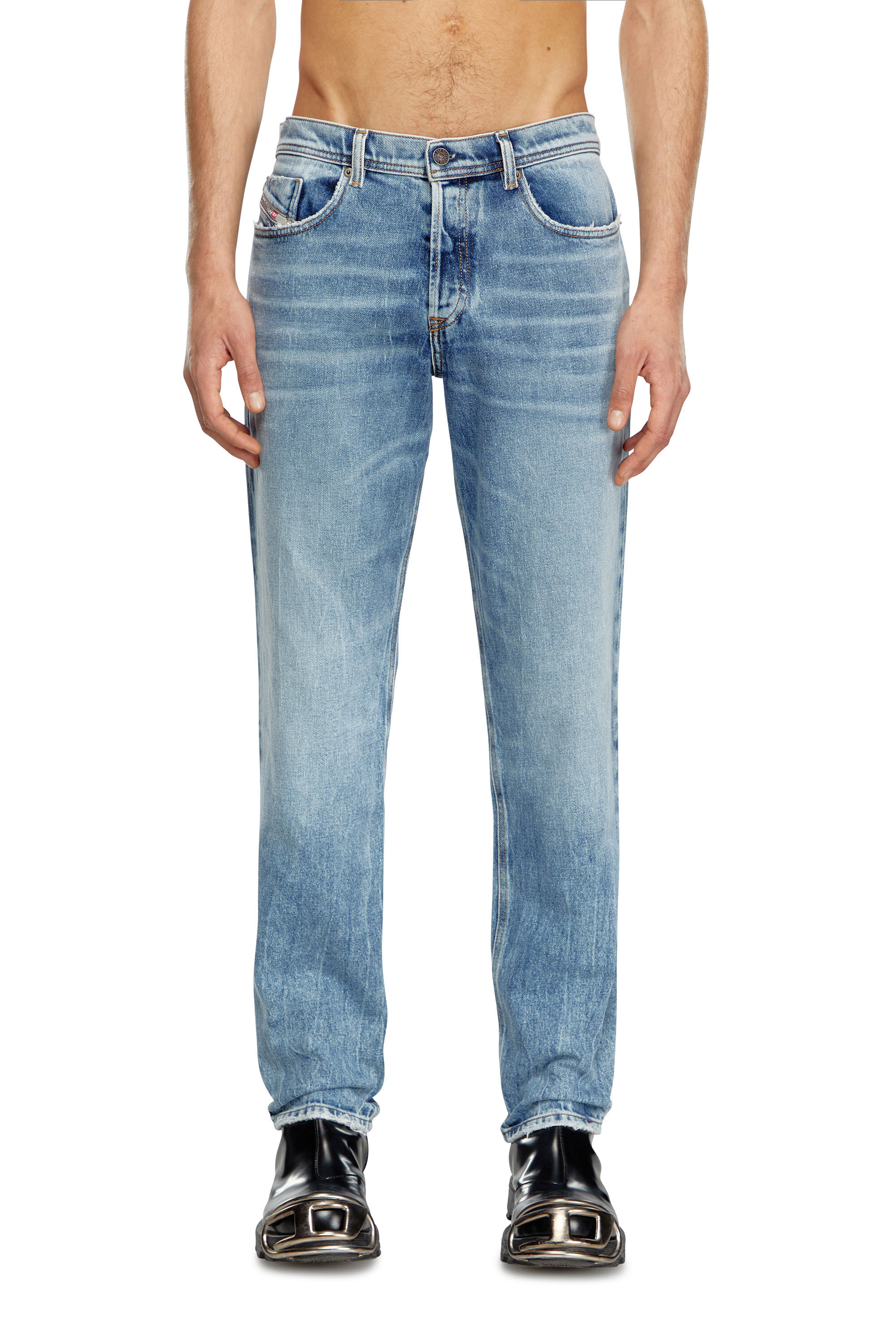 Diesel - Man's Regular Jeans 2023 D-Finitive 09J54, Medium blue - 3