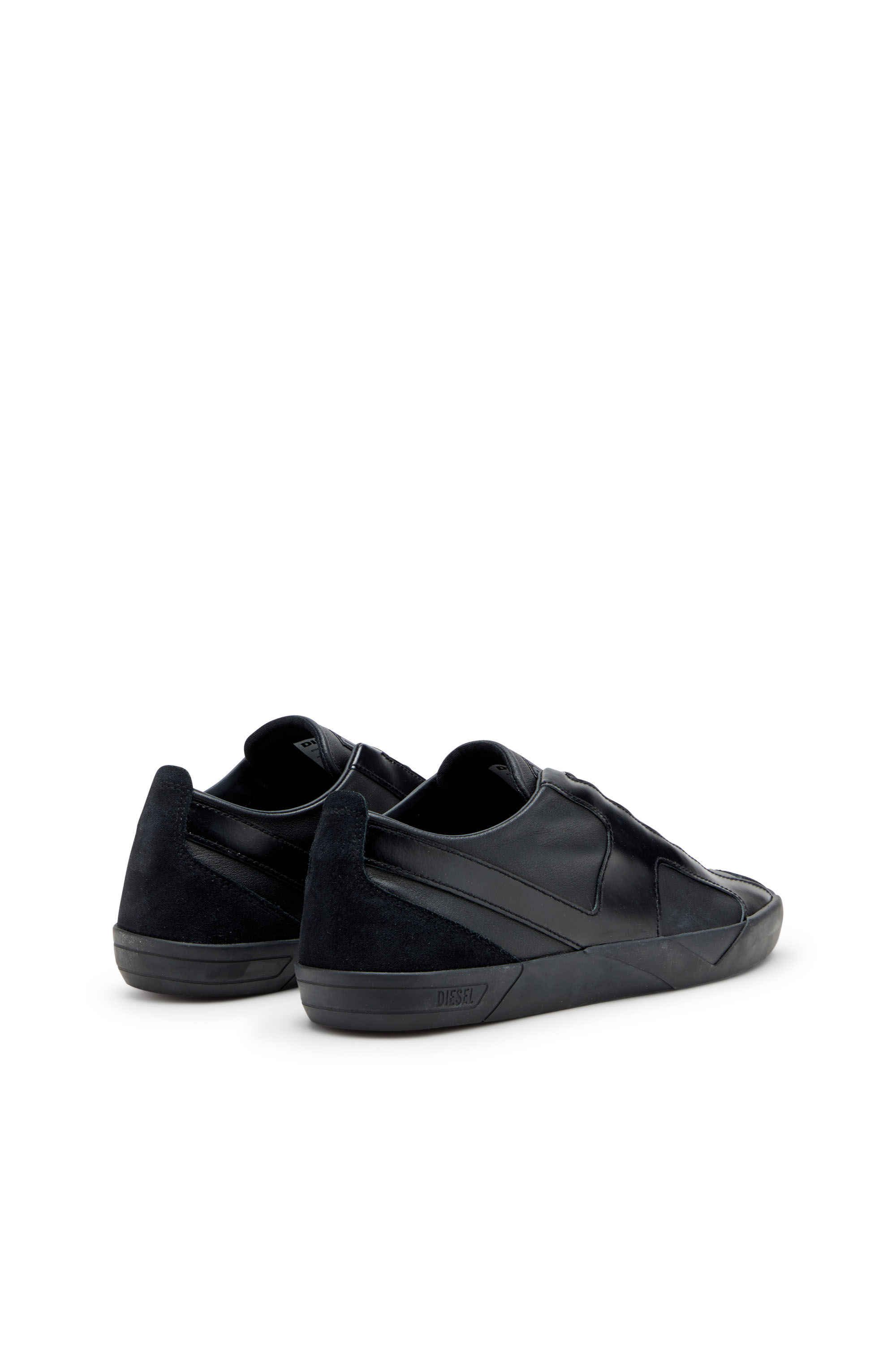 Diesel - S-SLANTE-D LOW, Man's S-Slante-D-Sneakers in suede and leather with D logo in null - 3