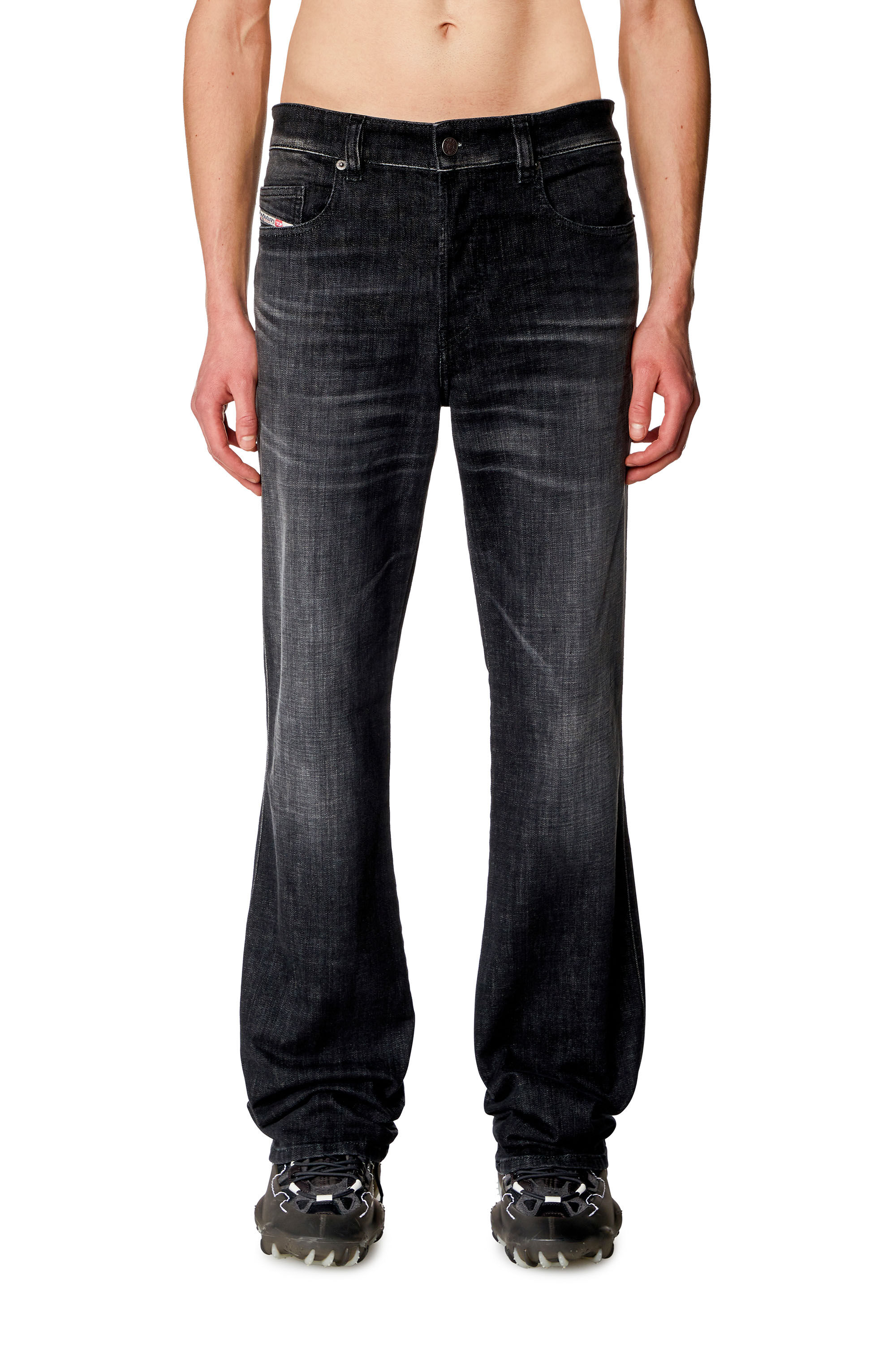 Diesel - Man's Bootcut Jeans 1998 D-Buck 09H34, Black/Dark grey - 3