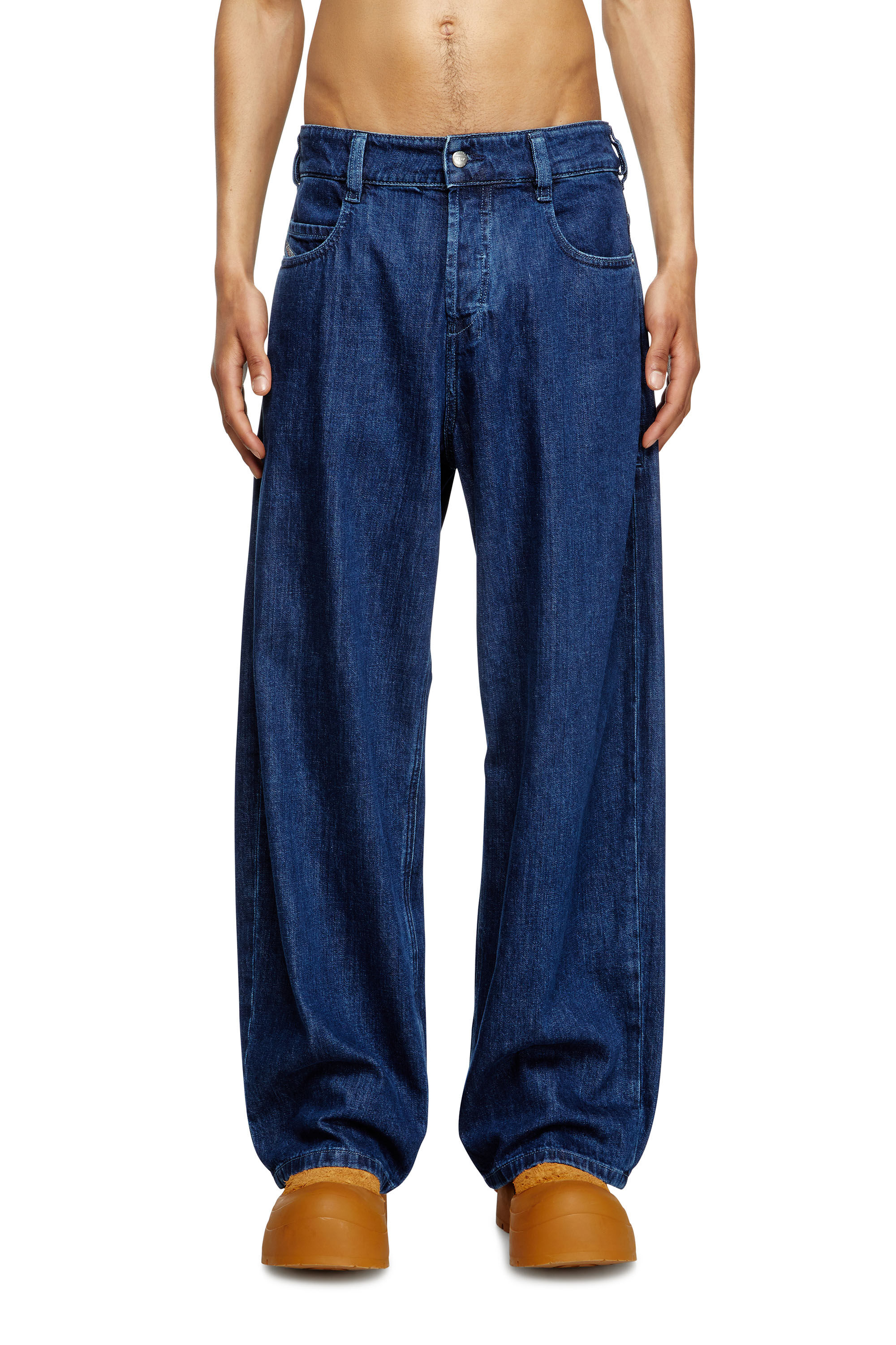 Diesel - Unisex's Relaxed Jeans 1997 D-Enim 0DBDX, Dark Blue - 3