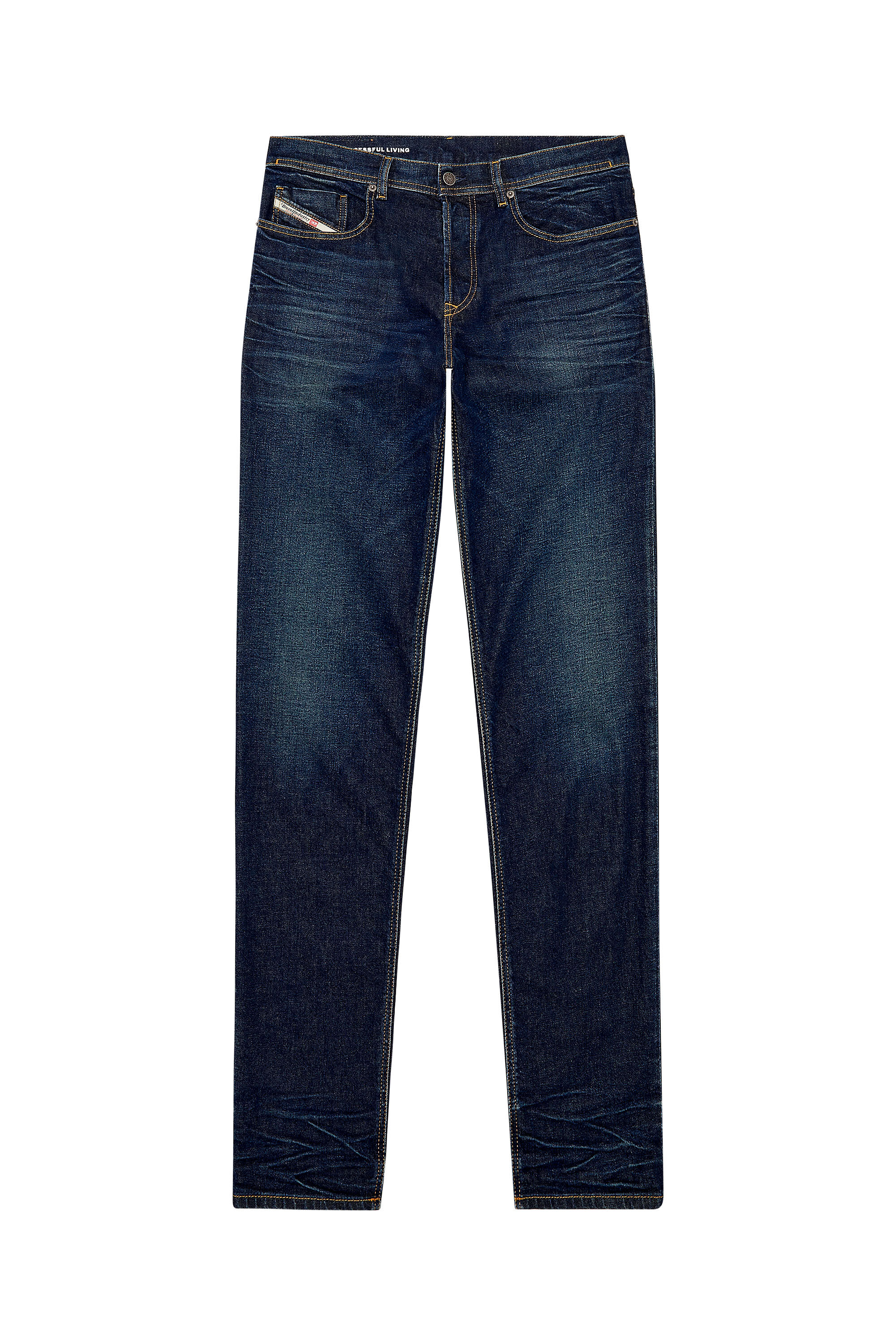 Diesel - Man's Regular Jeans 2023 D-Finitive 09H38, Dark Blue - 2