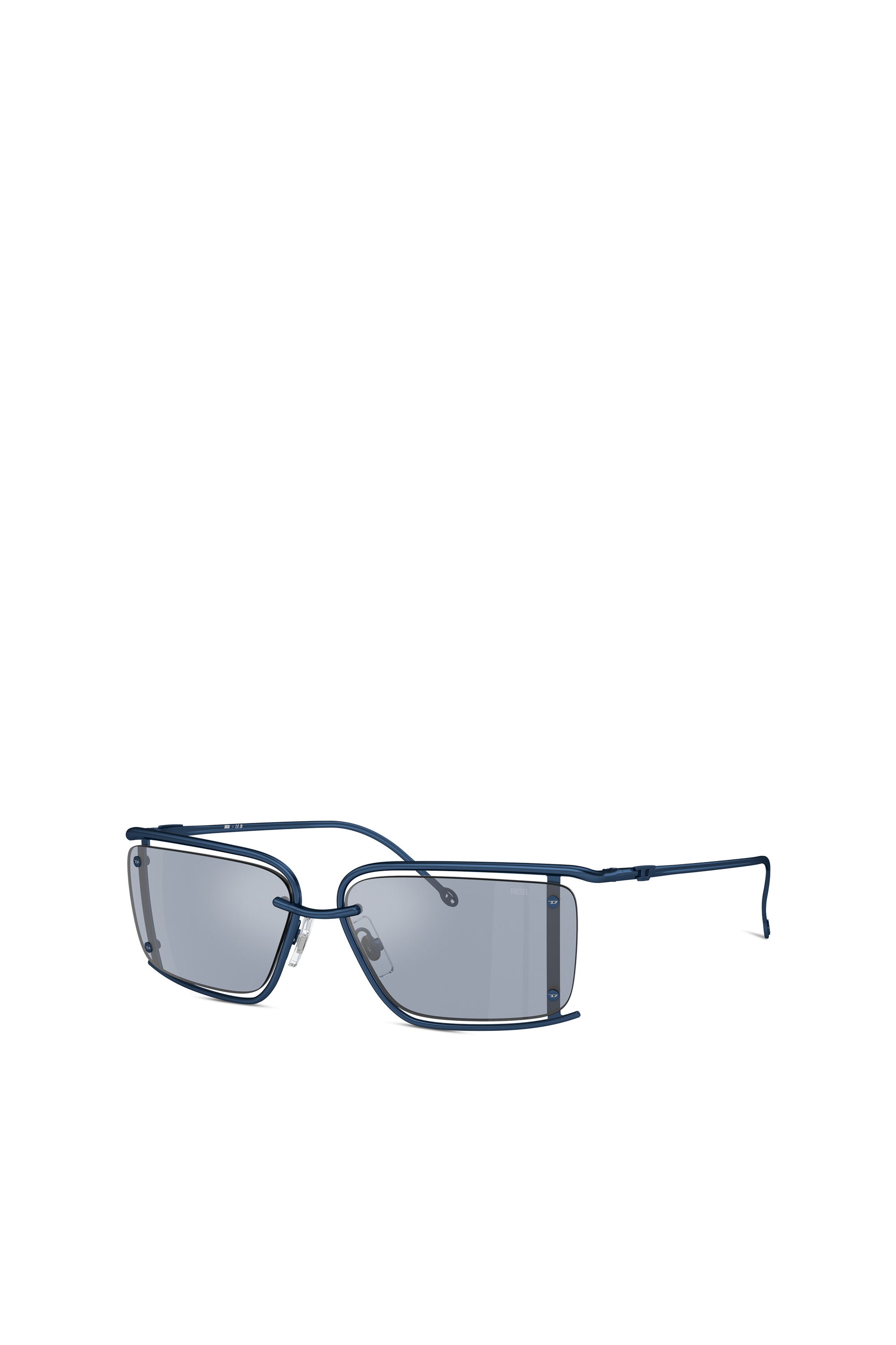 Diesel - 0DL1002, Unisex's Rectangle sunglasses in Blue - 4