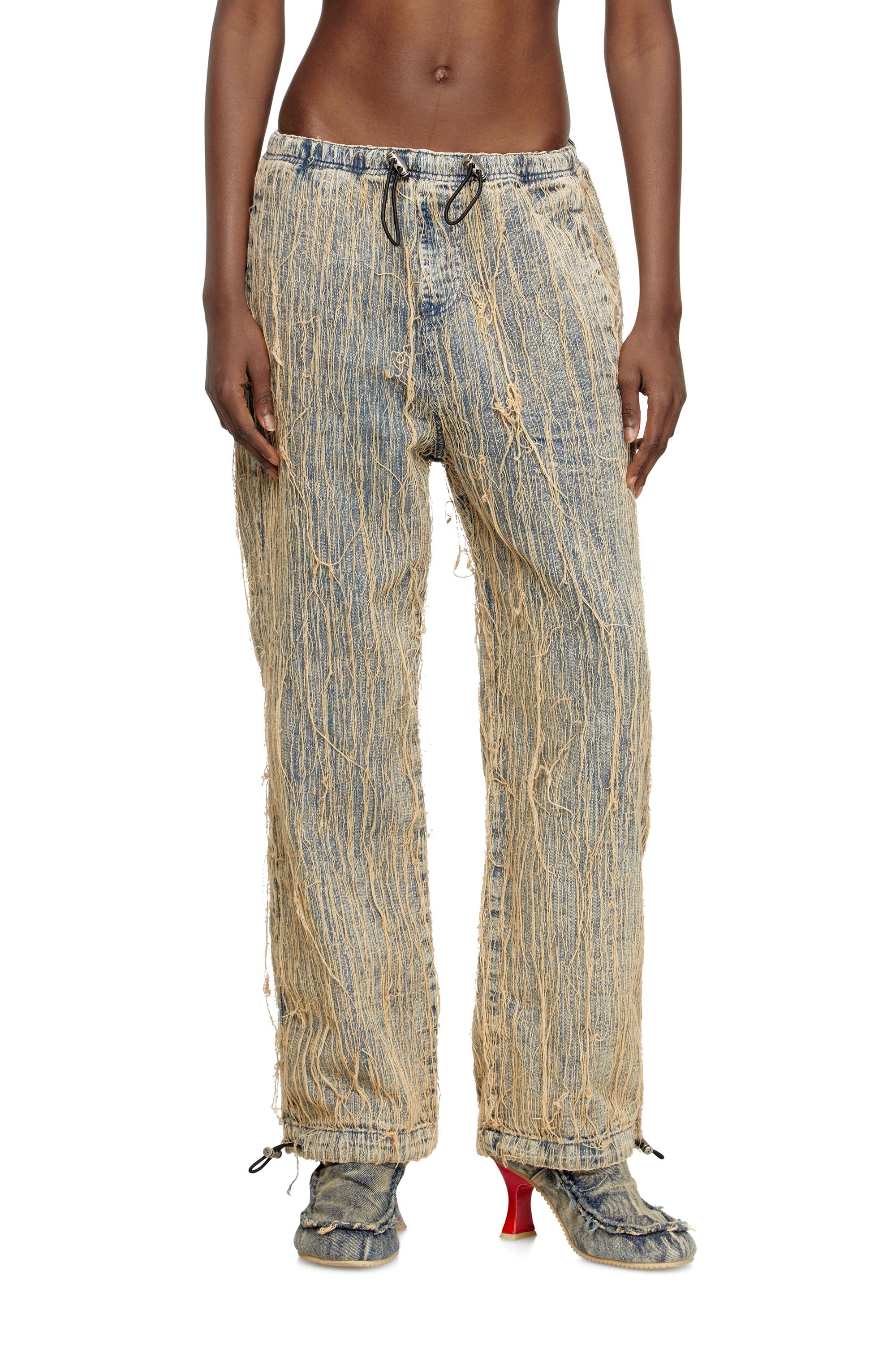 Diesel - Unisex's Relaxed Jeans D-Martial 0CMBZ, Medium blue - 1