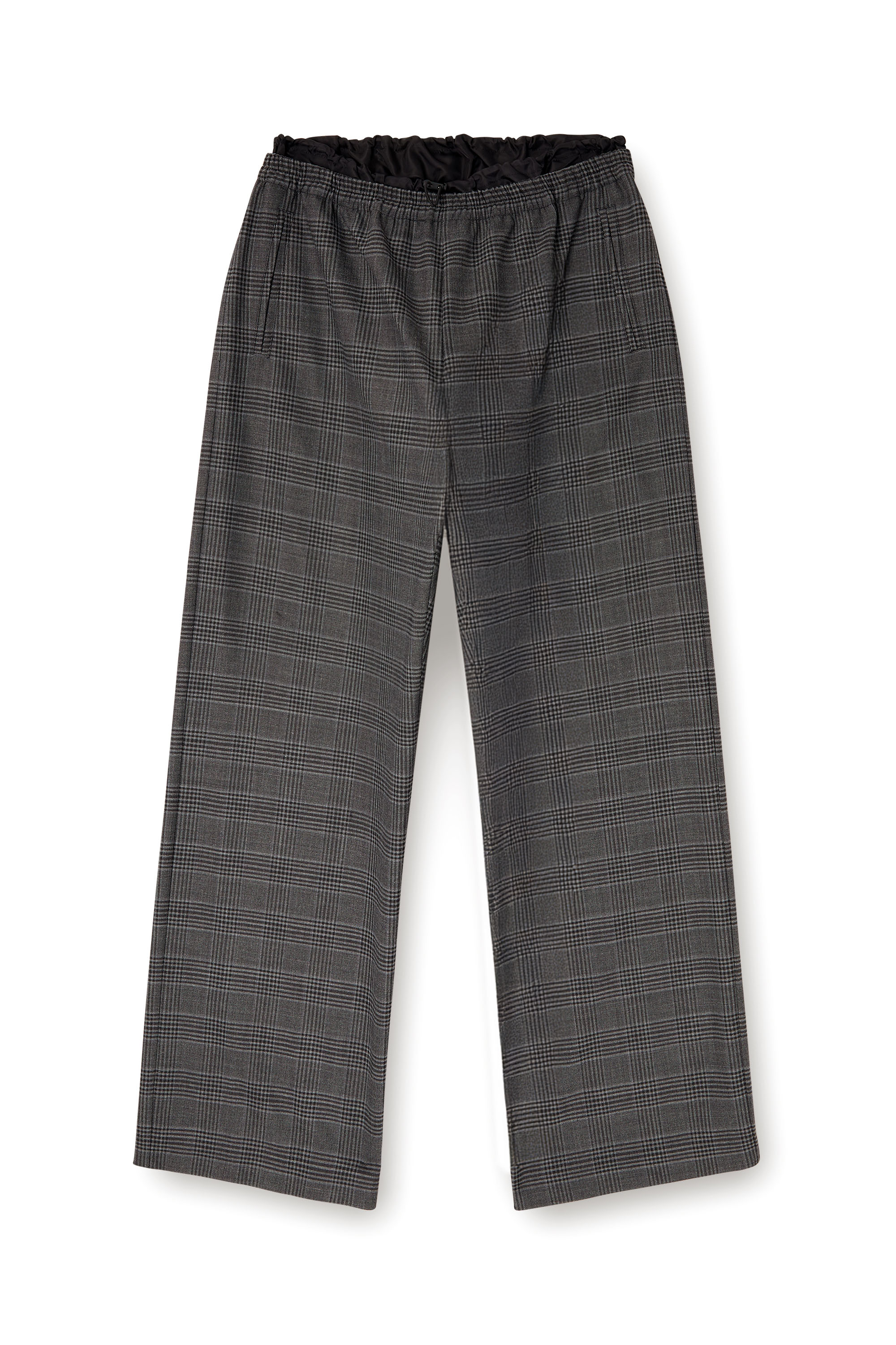 Diesel - P-YRITE, Woman's Wool pants with welt pockets in Black - 3