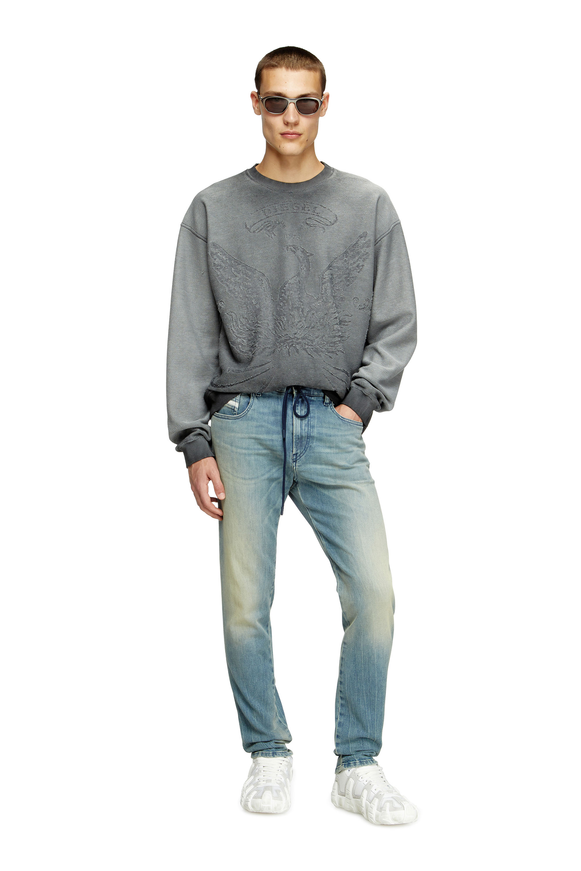 Diesel - Man's Slim 2060 D-Strukt Joggjeans® 09M31, Light Blue - 2