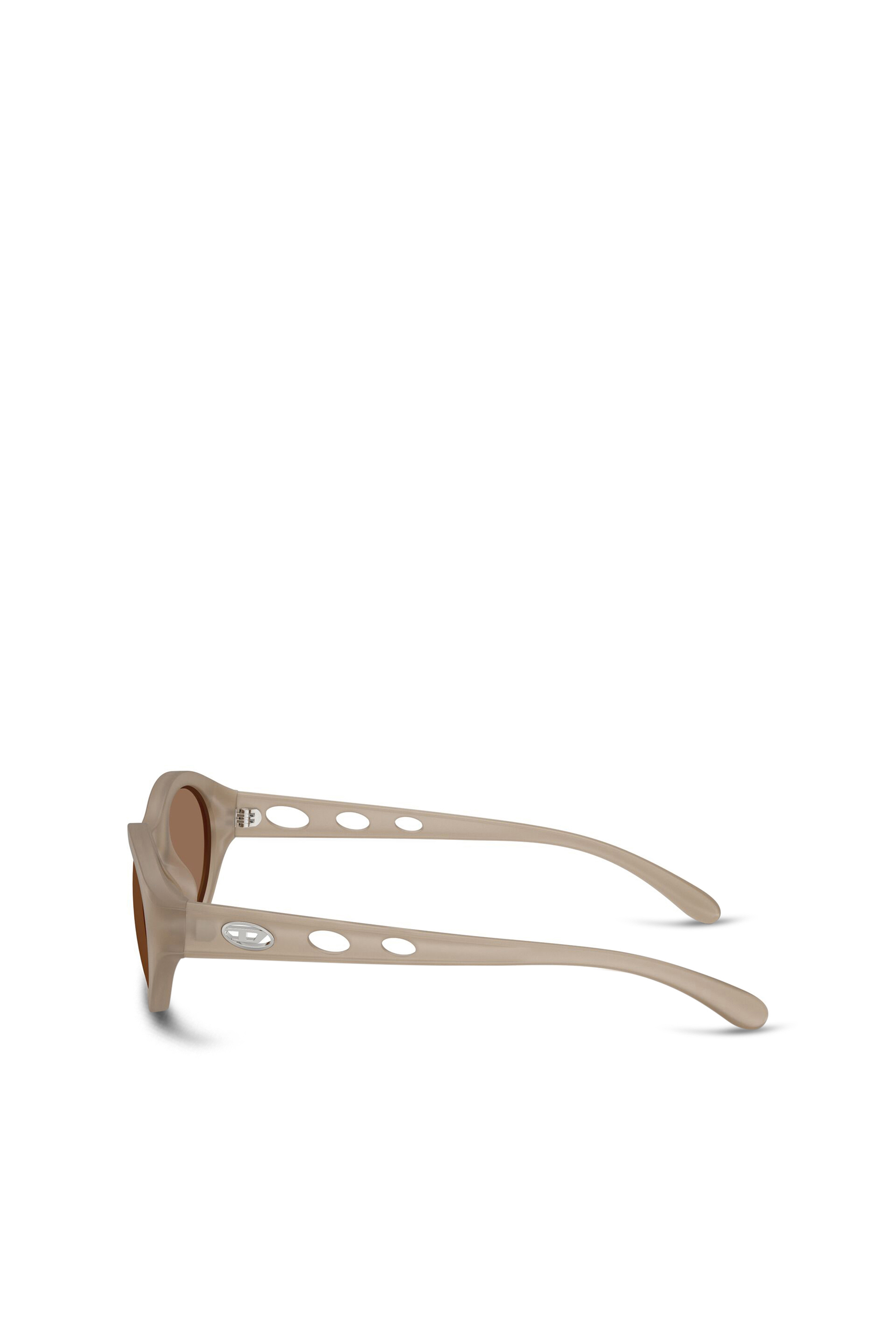 Diesel - 0DL3005U, Unisex's Oval sunglasses in Beige - 2